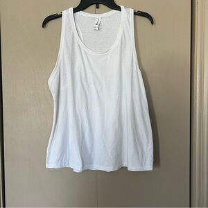 XL All In Motion White Sleeveless Women's Top, Casual, Basics, Activewear